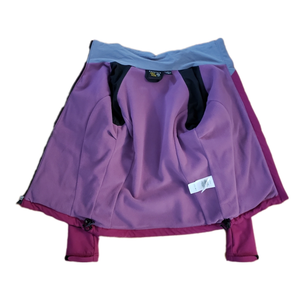 Mountain Hardwear XS Fuchsia Waterproof Shell Zip Up Performance Jacket - Picture 10 of 15